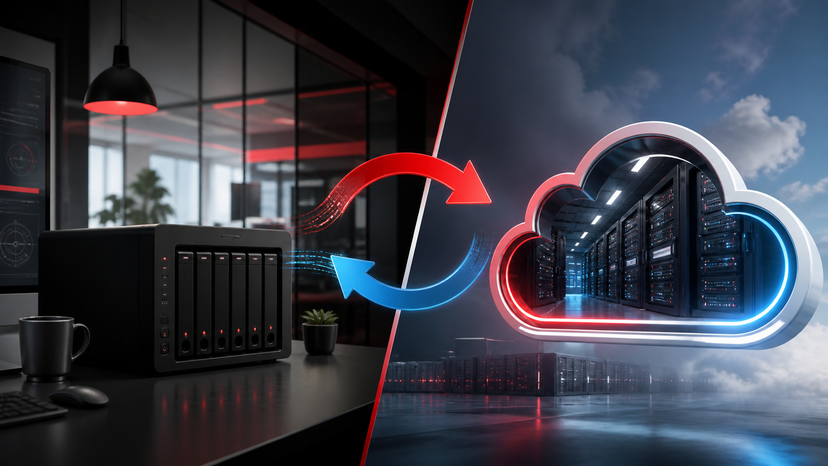 Cloud backup vs local backup
